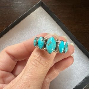Turquoise ring sz6
